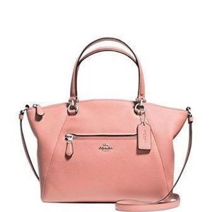 Coach Pink prairie Satchel Crossbody